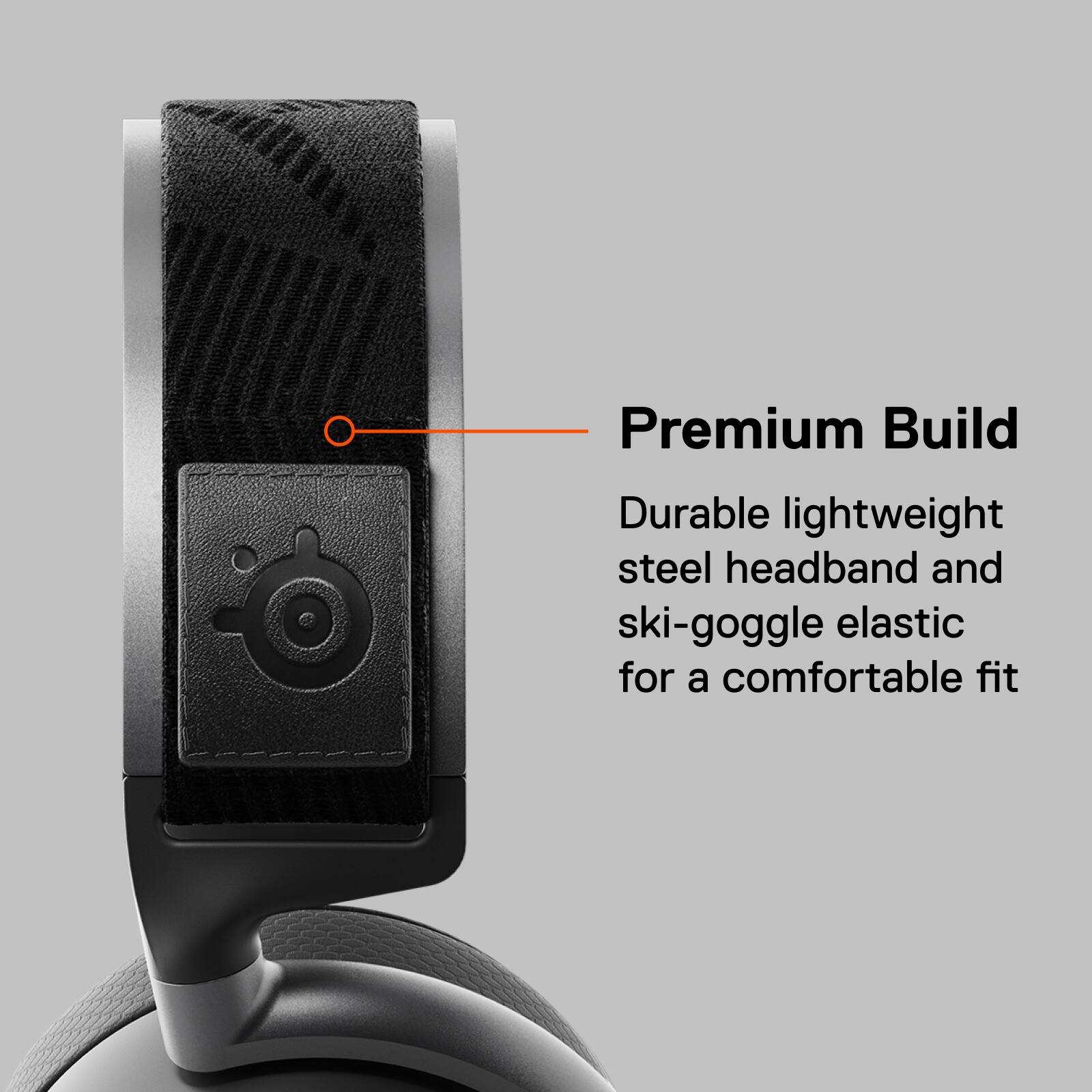 Premium Build: Durable lightweight steel headband and ski-goggle elastic for a comfortable fit.