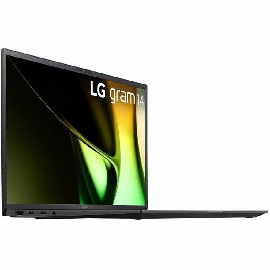 Alt View 5. LG - LG gram 14Z90S-V.APB5U1 14" Notebook - WUXGA - 60 Hz - Intel Core Ultra 7 1st Gen 155H - 16 GB - 512 GB PCI Express NVMe - Black.
