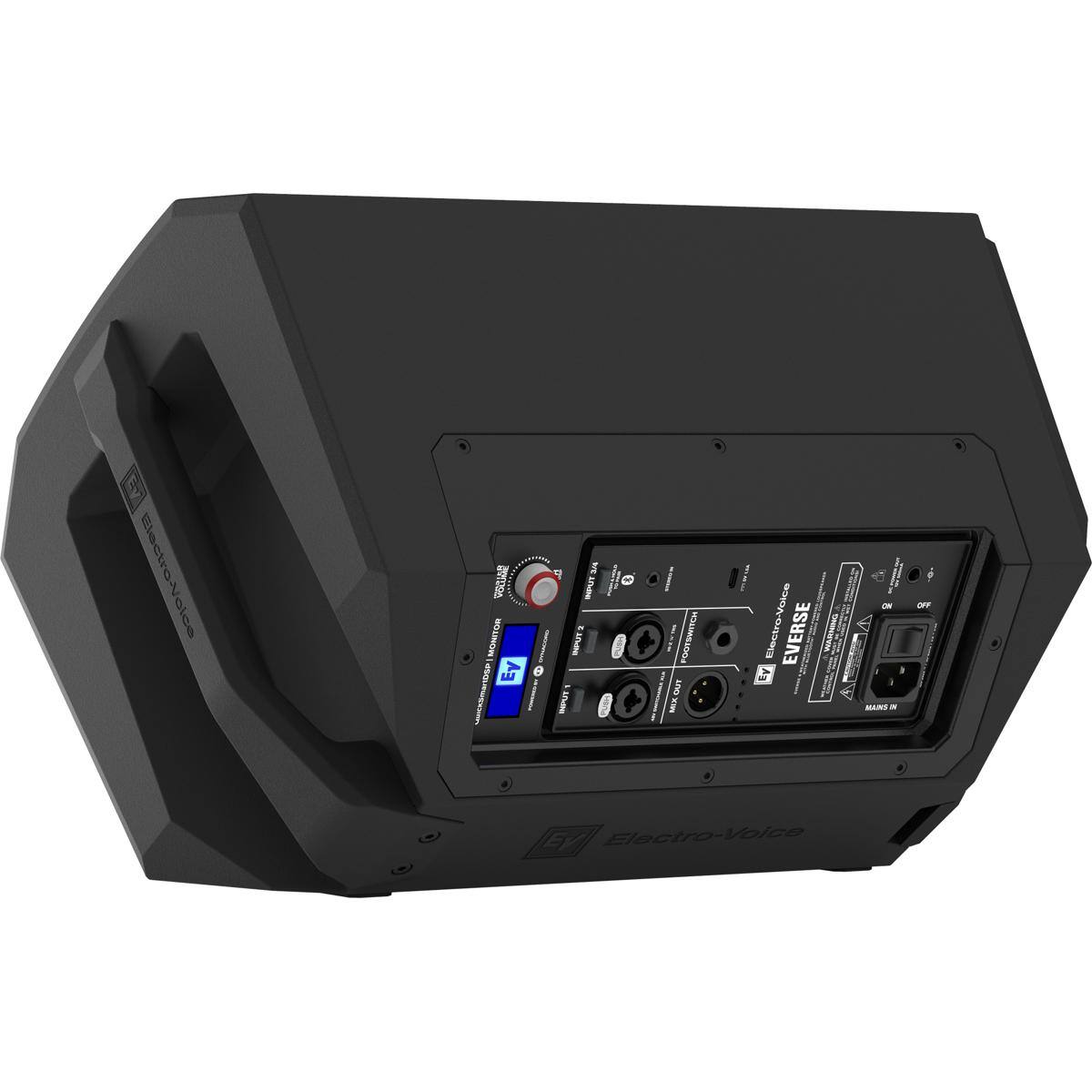 20 Electro-Voice  
VOCUE MONITOR EY SEMESSMARDSF  
9 DM INFUT CARRACIAL INFUT 2 PRAVEREE ST TOYALE  
CONTAINS  
| FOOTSWITCH WWW.VUSLE OUT MIX  
Electro-Voice EVERSE  
WARNING  
ON MAINS IN  
OFF  
EV Electro-Voice