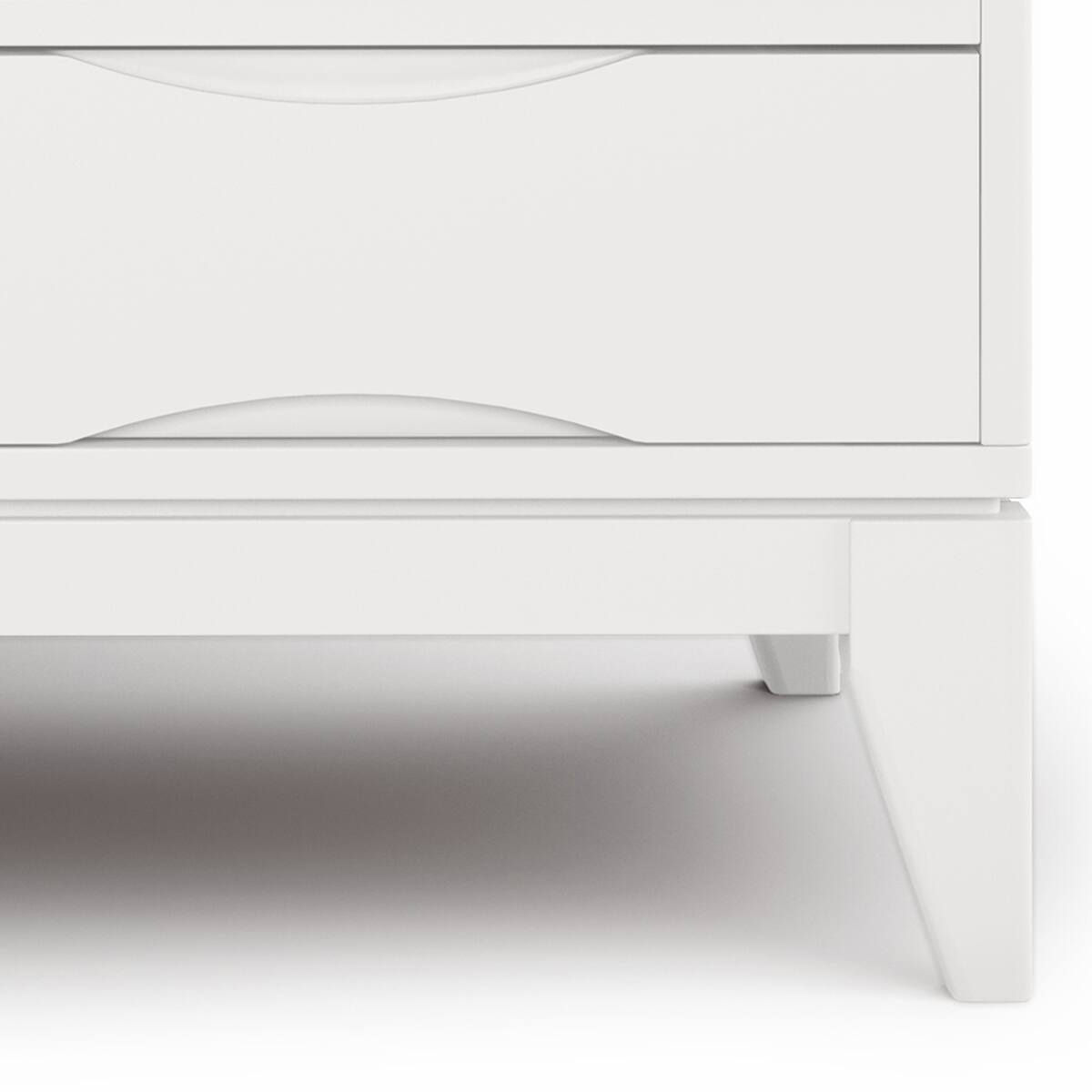 Alt View 33. Simpli Home - Harper TV Media Stand - White.