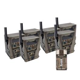 Yellowstone - Metal Box for Y2 Cellular Trail Camera (6 Pack) with Card Reader