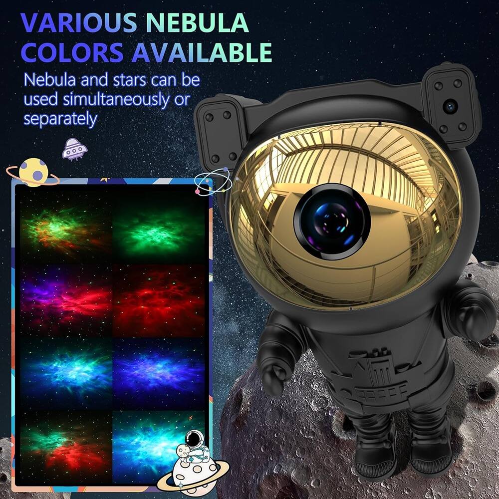 VARIOUS NEBULA COLORS AVAILABLE  
Nebula and stars can be used simultaneously or separately