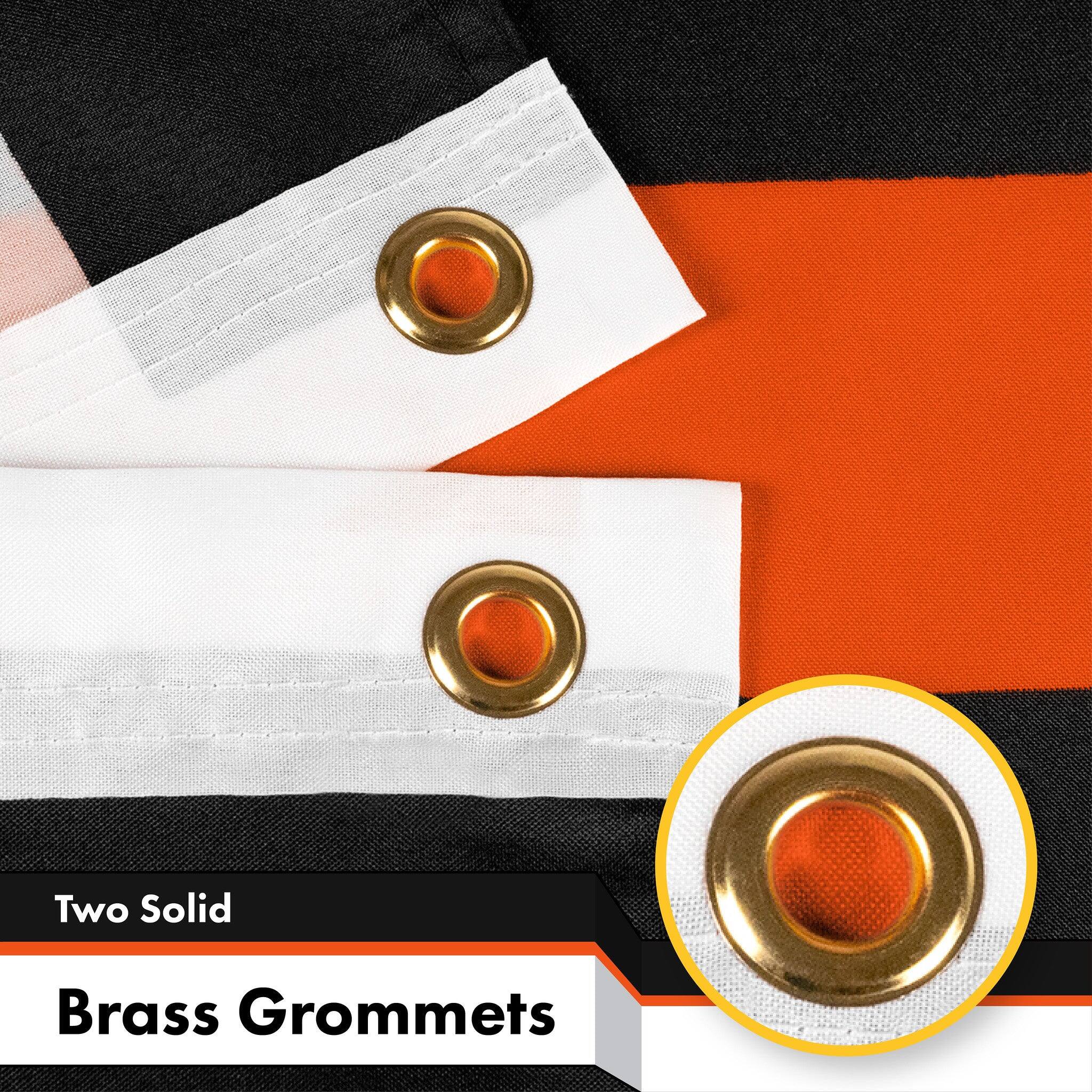 Two Solid Brass Grommets
