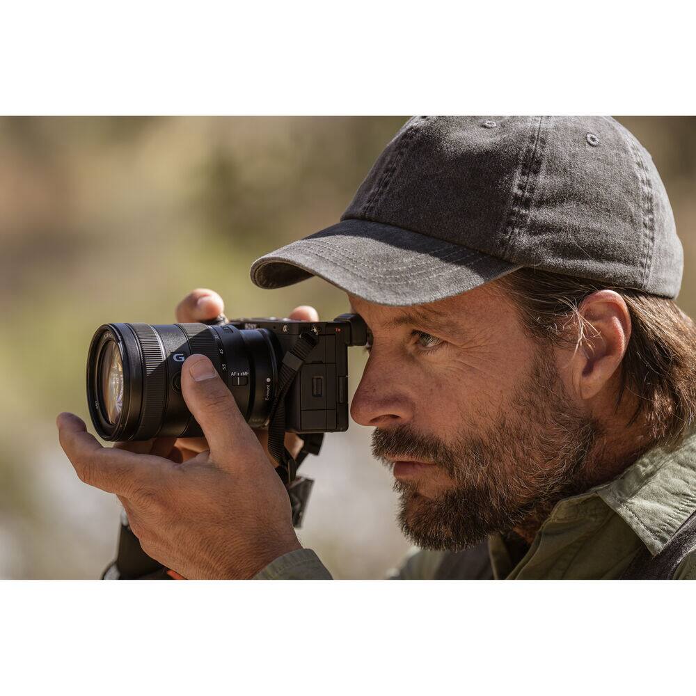 Alt View 6. Sony - Sony Alpha a6700 Camera with 18-135mm Lens Bundle + 64GB Card + Battery + Filter Kit + Charger + Accessories - Black.