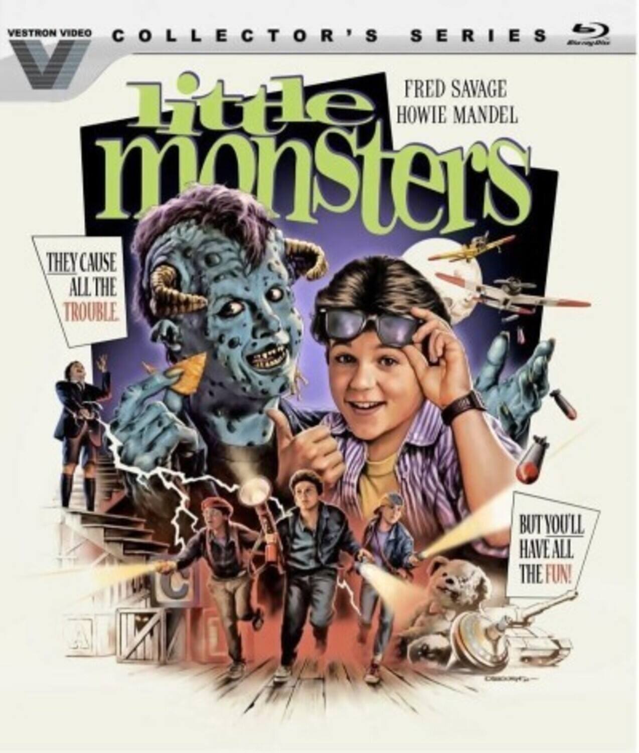 Front. Little Monsters (Vestron Video Collector's Series)   - BLU-RAY.