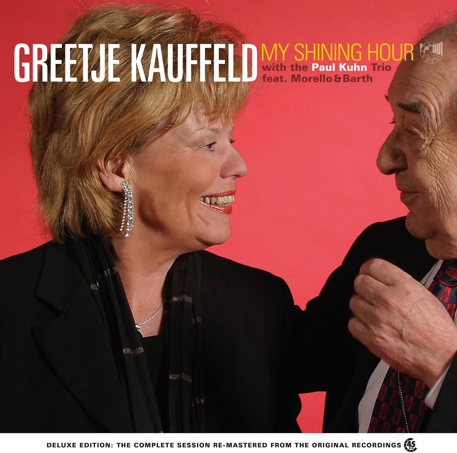 Greetje Kauffeld  
MY SHINING HOUR  
with the Paul Kuhn Trio  
feat. Morello & Barth  

DELUXE EDITION: THE COMPLETE SESSION RE-MASTERED FROM THE ORIGINAL RECORDINGS