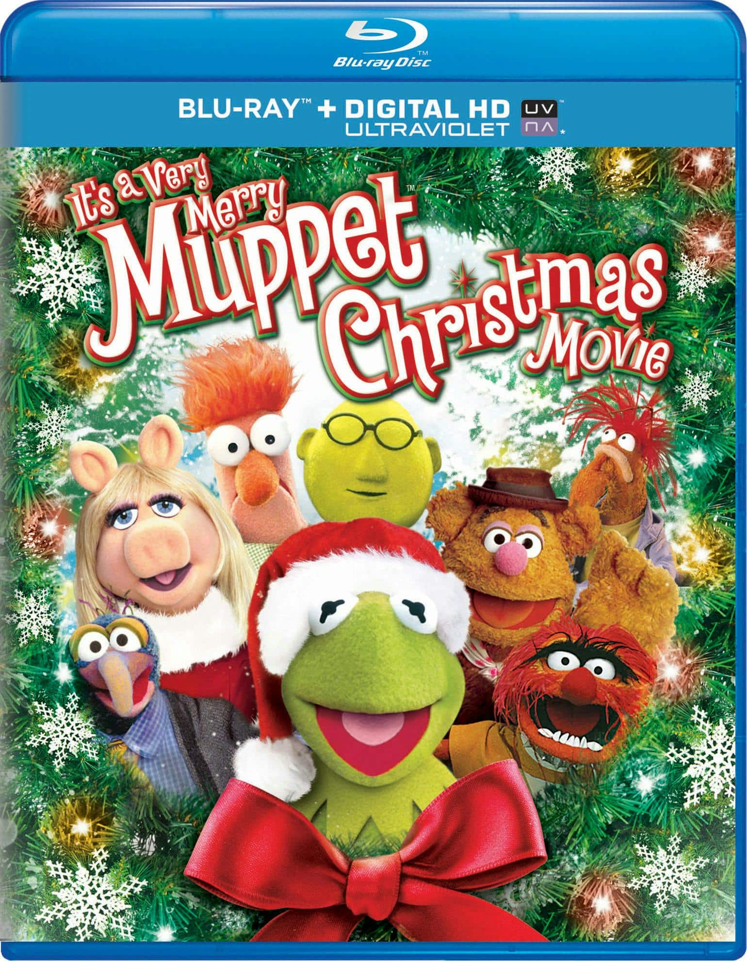 Front. It's a Very Merry Muppet Christmas Movie (Blu-ray) [Blu-ray].