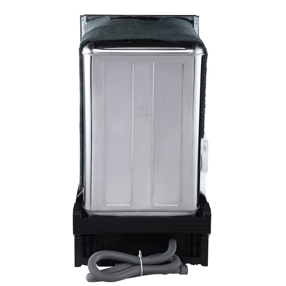 Back. SPT - 18 in. White Front Control Smart Dishwasher 120-Volt Stainless Steel Tub - White.