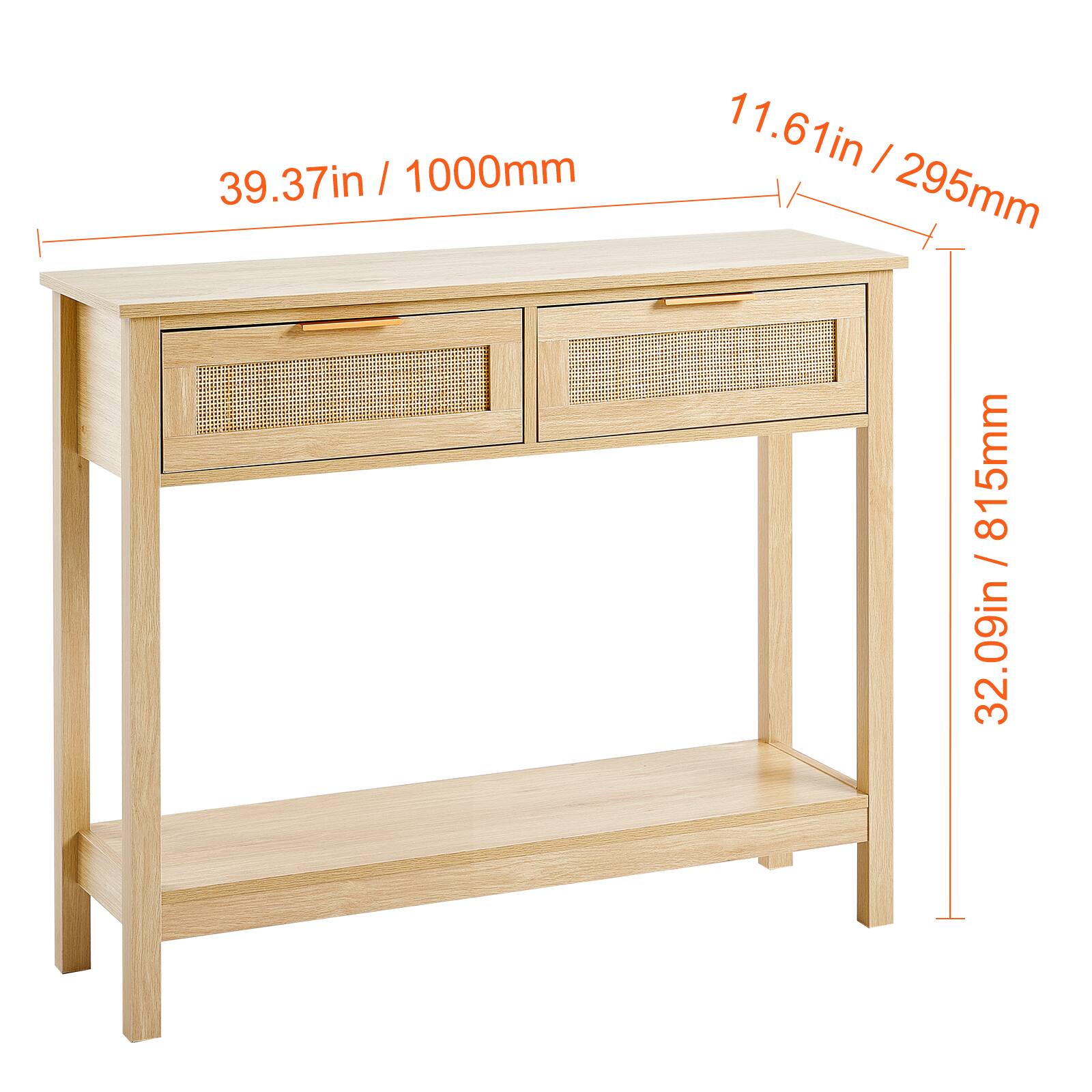 - Length: 39.37in / 1000mm
- Width: 11.61in / 295mm
- Height: 32.09in / 815mm