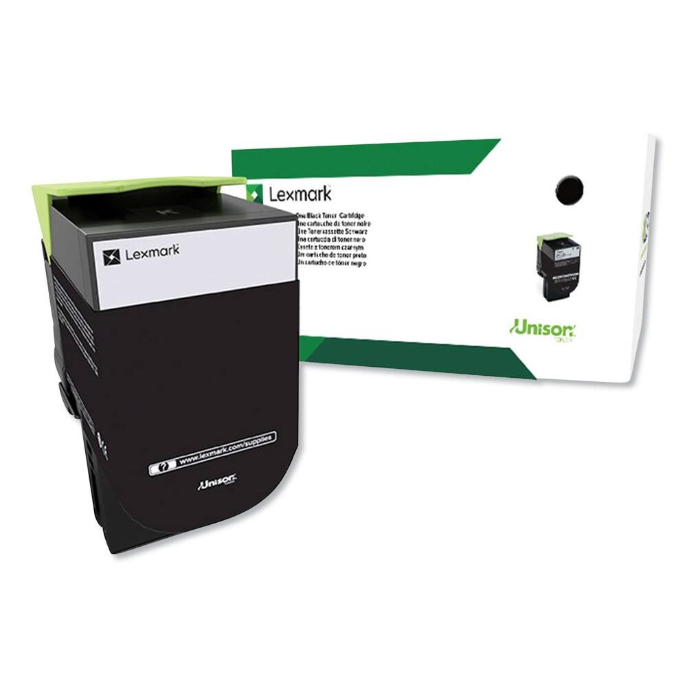 Lexmark
Lexmark 1 Black Toner Cartridge
1 Cartouche de toner noir
1 Caueta de toner negro
1 Cassetto di toner nero
1 Toner cartridge schwarz
1 Cartucho de toner negro
Unisor