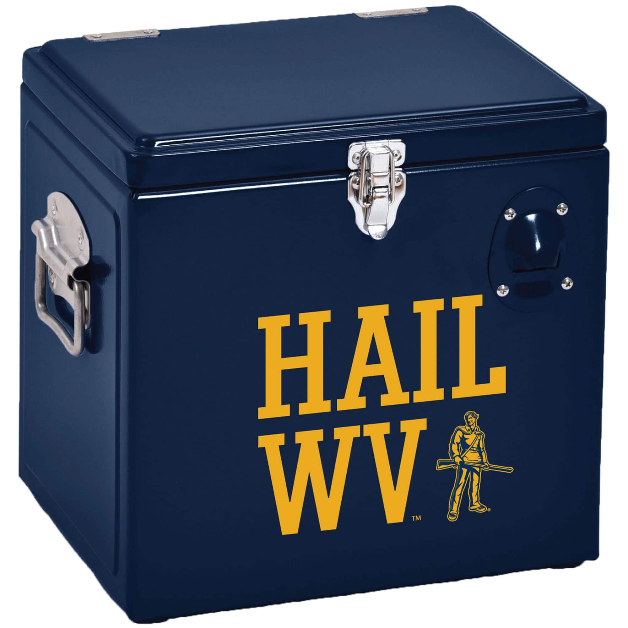Indigo Falls - West Virginia Mountaineers 24-Can Party Cooler - Navy