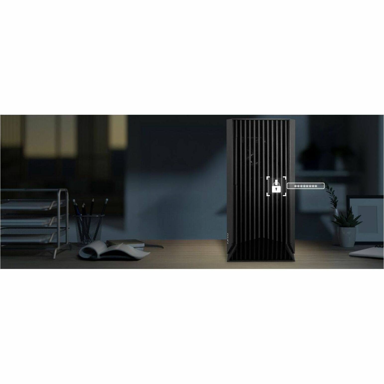 Alt View 19. MSI - PRO DP400 AI Tower Desktop Computer - Intel Core 265F - NVIDIA GeForce RTX 5070 - 32GB Memory - 2TB SSD - Black.