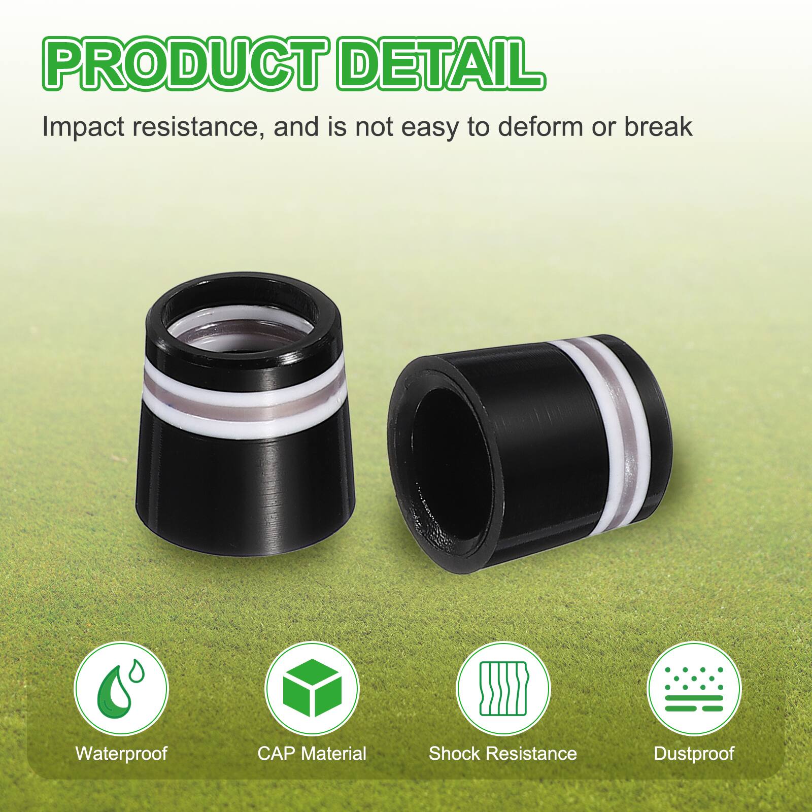 PRODUCT DETAIL

Impact resistance, and is not easy to deform or break

Waterproof  
CAP Material  
Shock Resistance  
Dustproof