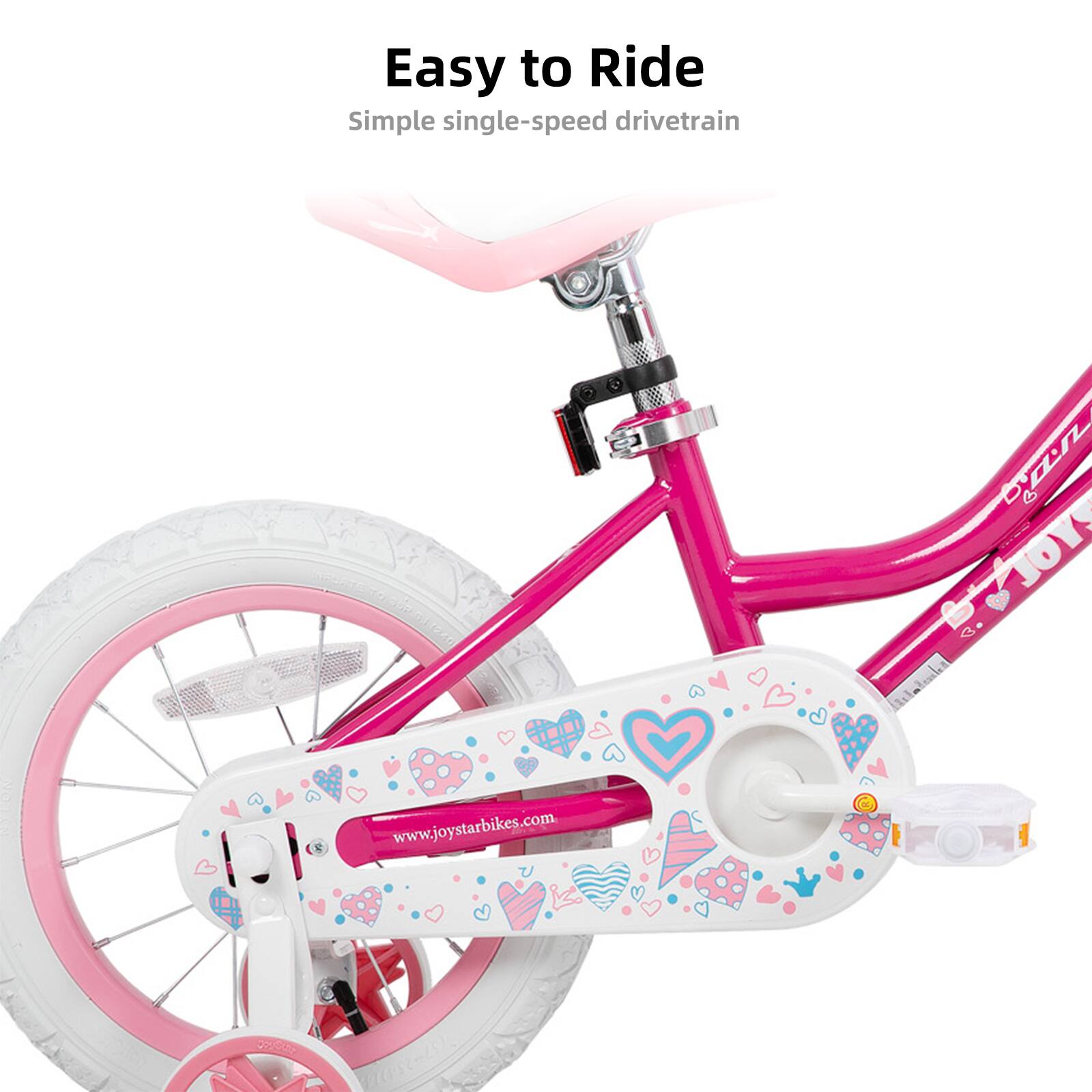 Easy to Ride  
Simple single-speed drivetrain  
www.joystarbikes.com