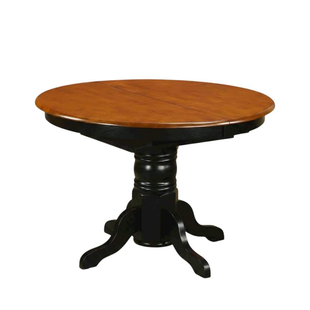 FurniFact - Black Oval Pedestal Table - Black And Cherry price history on PriceWatchPro