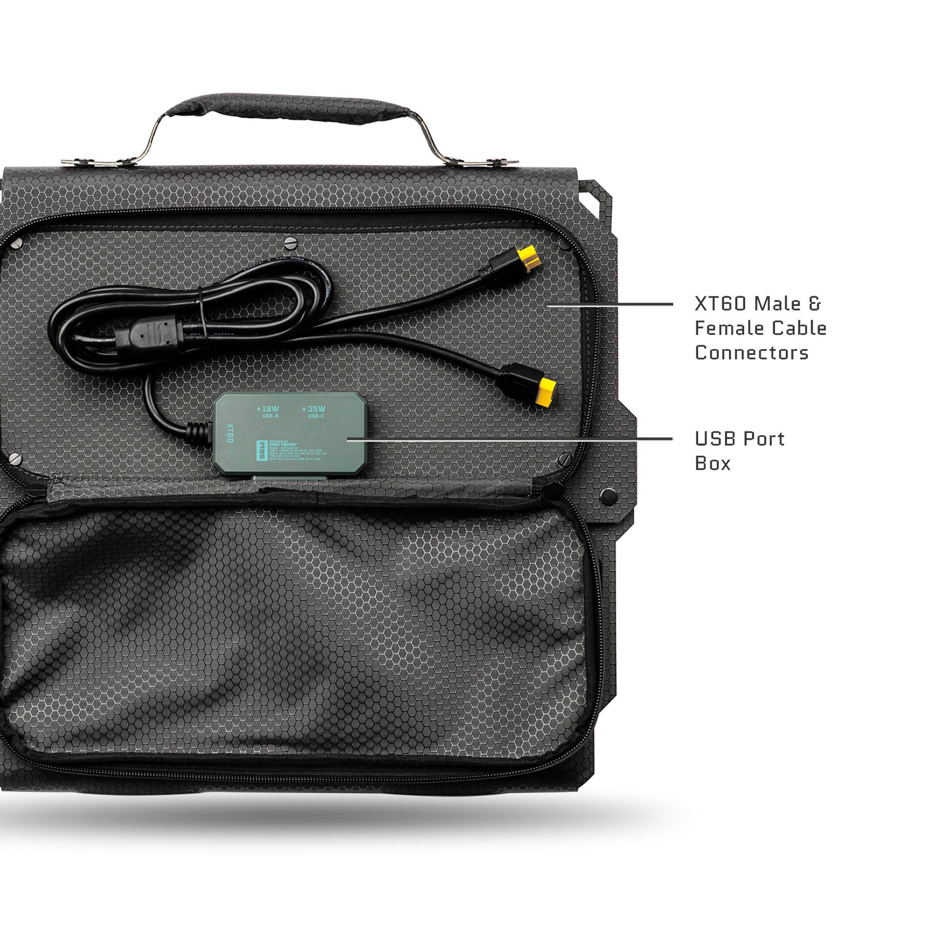 XT60 Male & Female Cable Connectors  
USB Port Box