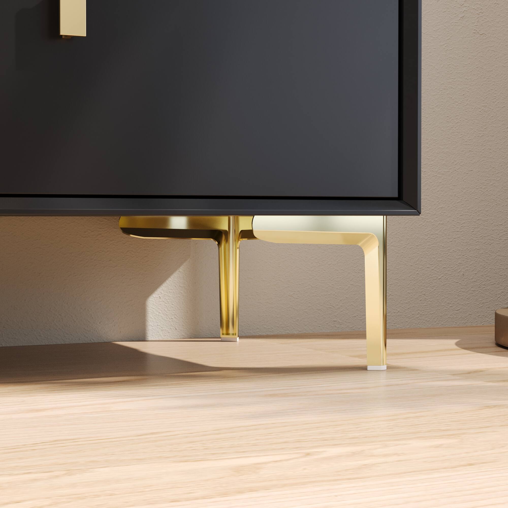 Alt View 2. FUFU & GAGA - FUFU&GAGA Multifunctional Storage 6-Drawers Dresser Wide Chest Elevate Your Home Organization - Black.