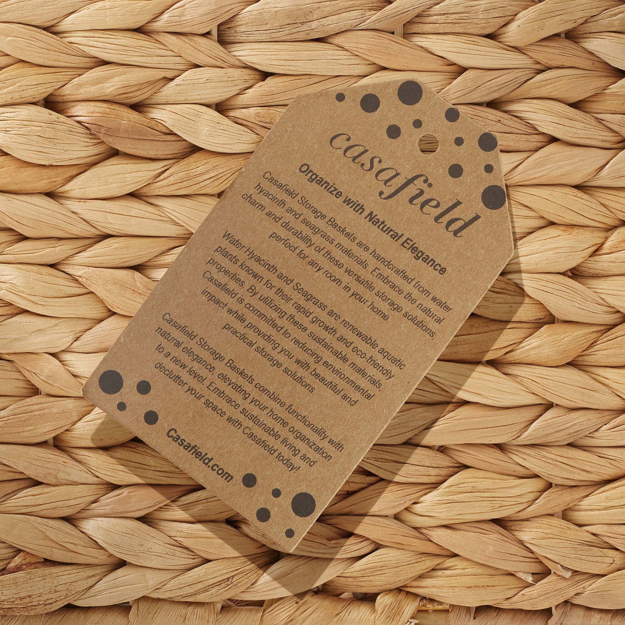 Organize with Natural Elegance

Casafield Storage Baskets are handcrafted from water hyacinth and seagrass, known for their rapid growth and renewable properties. These materials are sustainable, eco-friendly, and provide a natural charm and durability. Casafield is committed to utilizing these materials to elevate your home organization to a new level. Embrace sustainable living and declutter your space with Casafield today!

Casafield.com