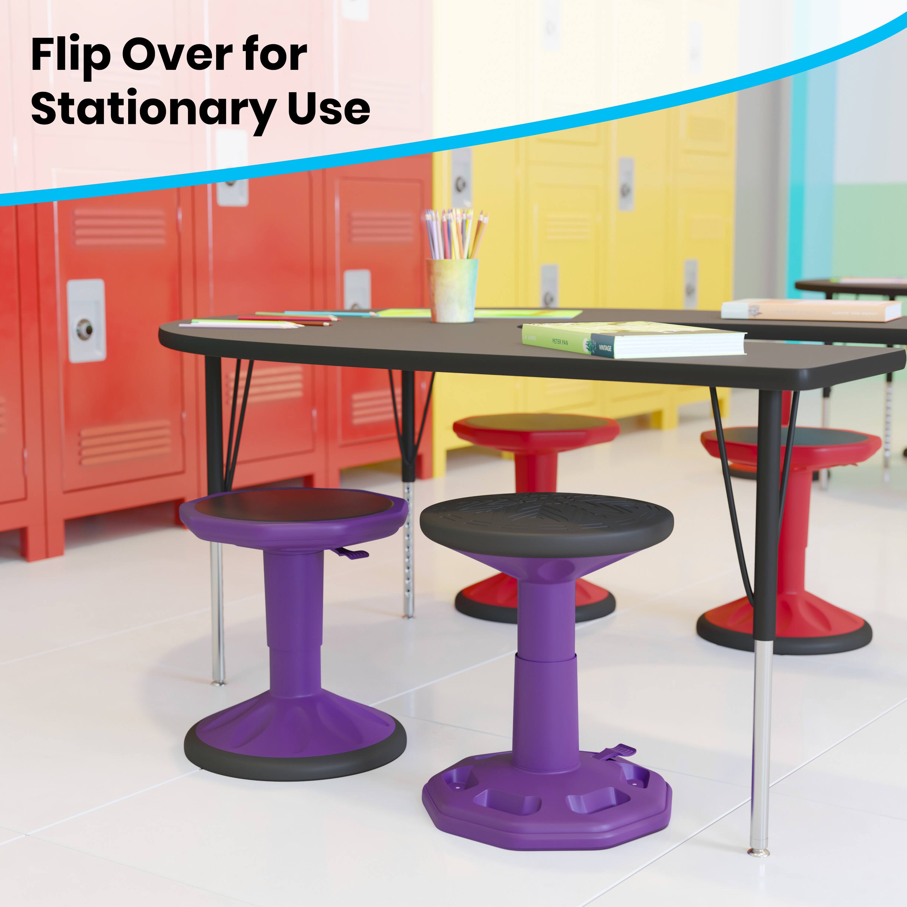 Flip Over for Stationary Use