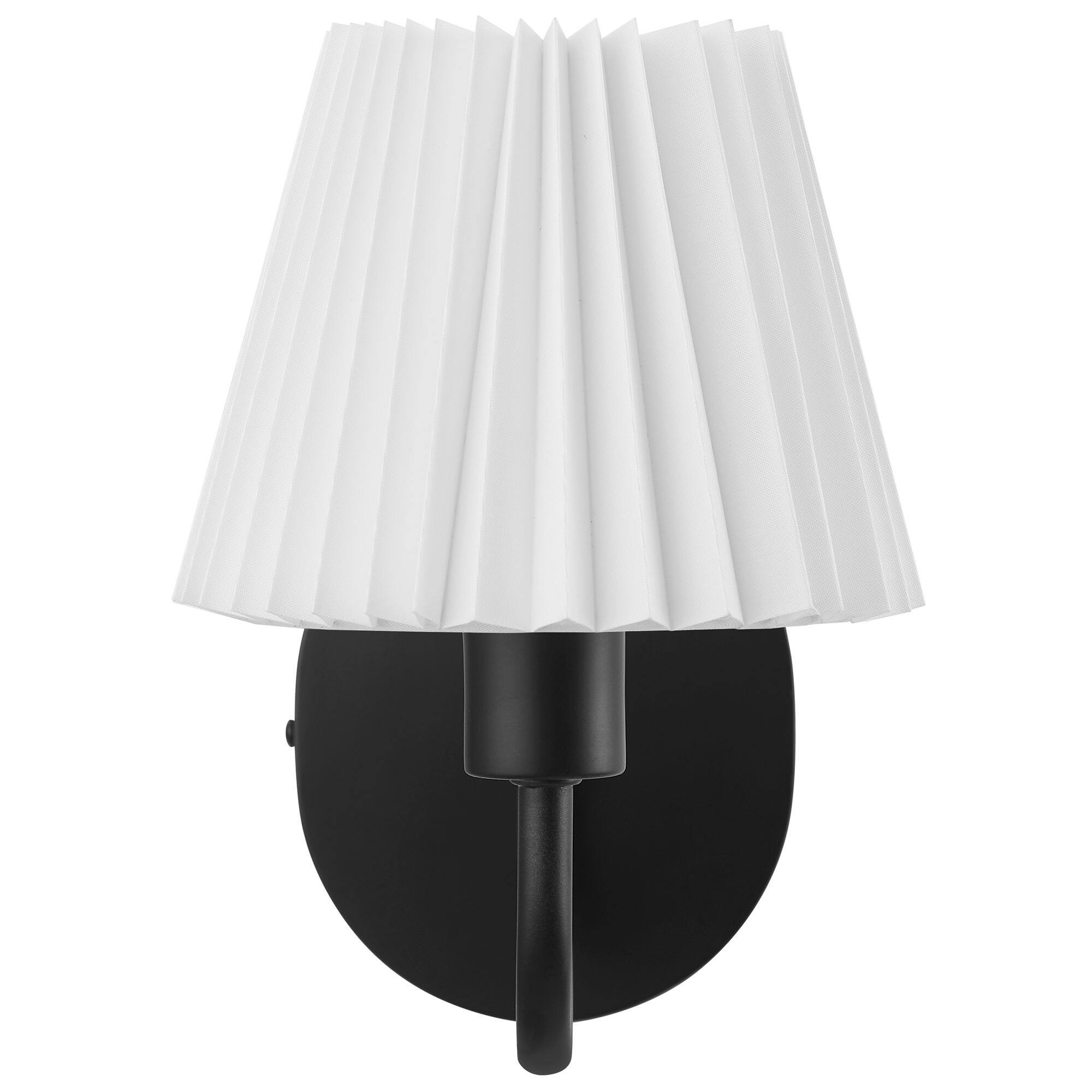 Alt View 6. Modway - Wave Squiggle Arm Wall Sconce by Modway - Black.