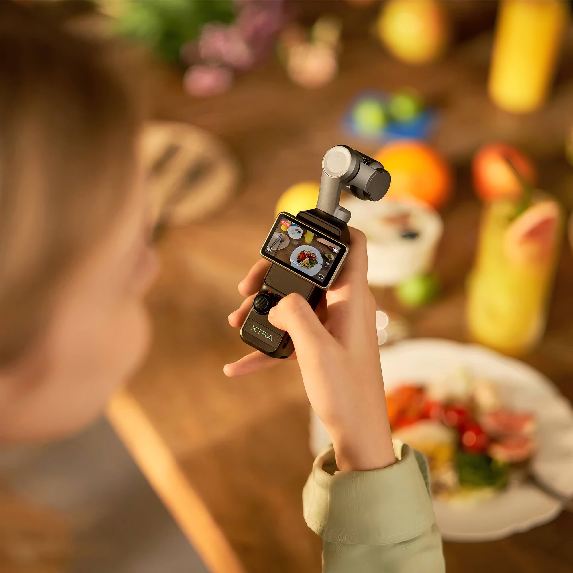 Back. Xtra - Xtra Muse Pocket-Axis Stabilized 4K Handheld Camera Gimbal - Black.