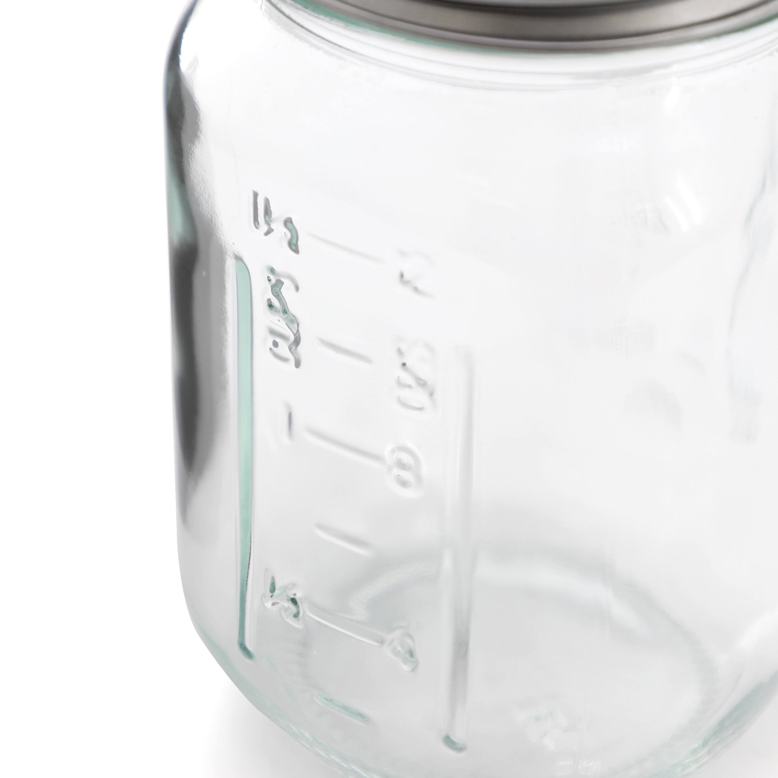 Alt View 3. Gibson - Gibson Home Market Preserves 12 Piece 16 Ounce Glass Canning jars with Lids and Bands.