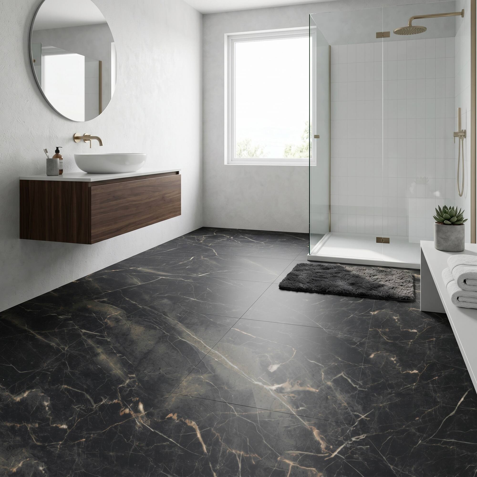 Alt View 4. Boyel Living - 1-Pack 24-in x 24-in Natural Peel and Stick PVC Wall Panel - Natural.