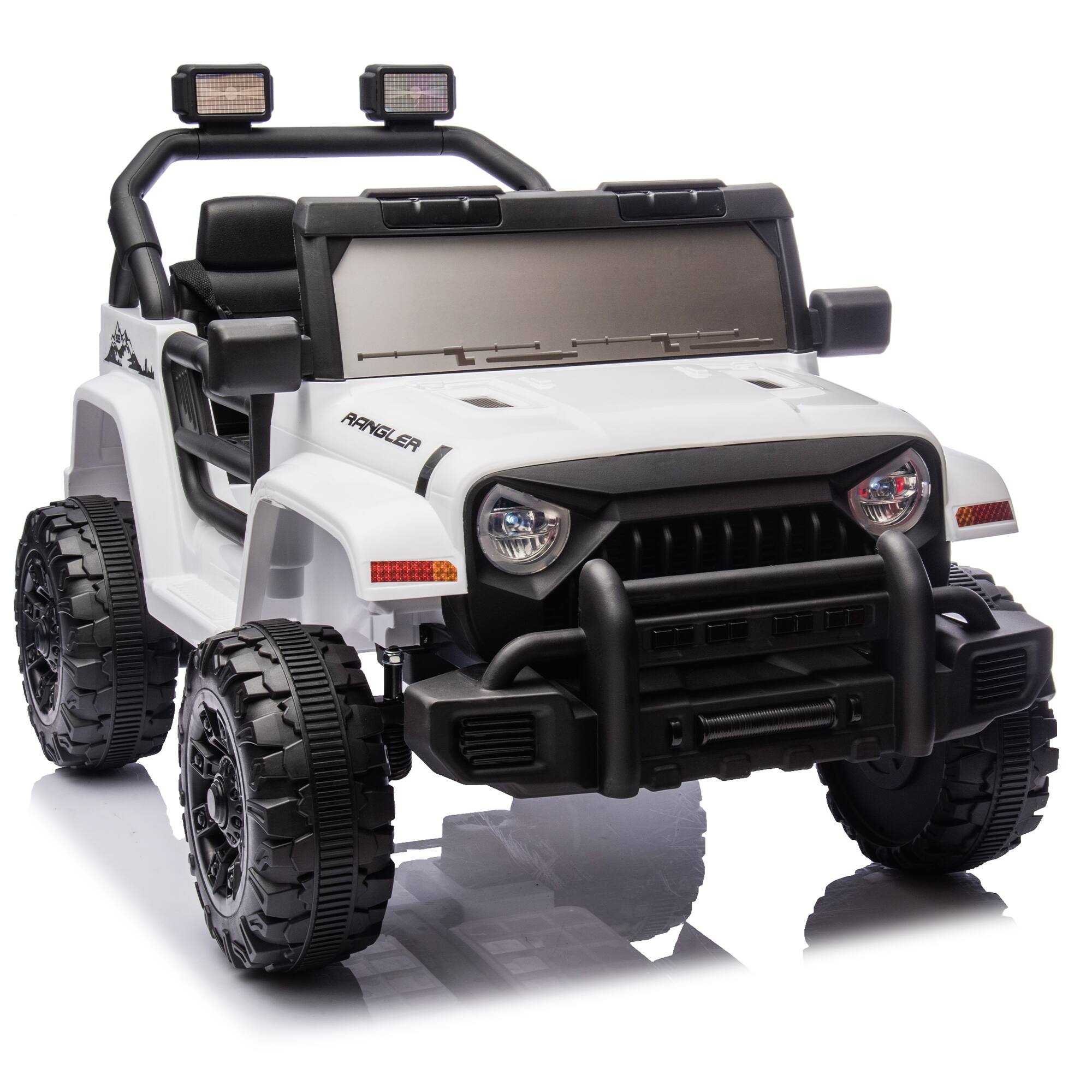 Alt View 5. ELEMENT ACE - Pink 12V Electric Ride-On Car for Toddlers with Parent Remote Control, Dual Drive, and Music Player - Tan Cars,White.