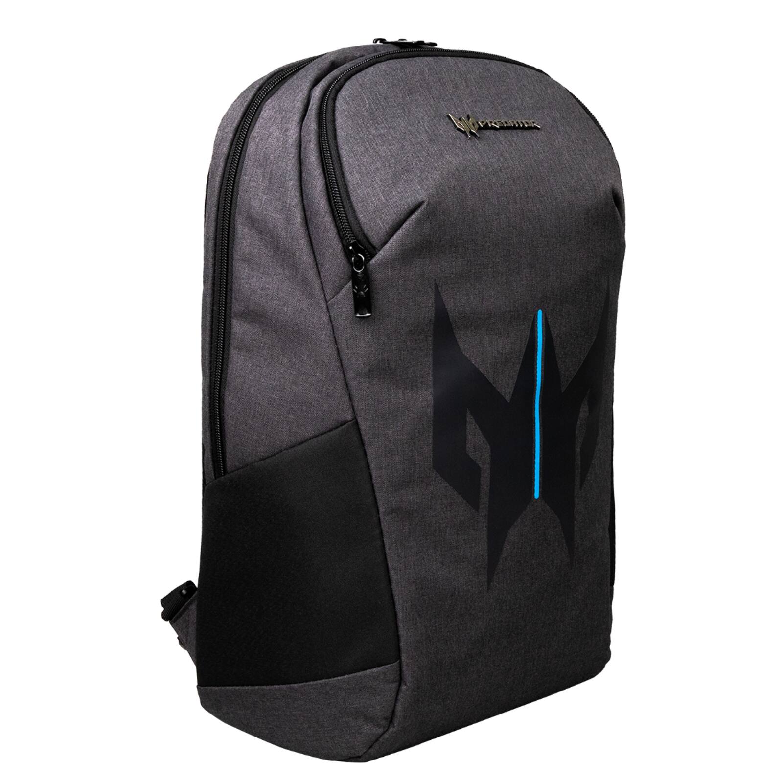Left. Acer - Predator Flux Backpack – Water & Damage Resistant, Fits up to 16" Laptop, TSA-Friendly, Multi-Compartment - Black.