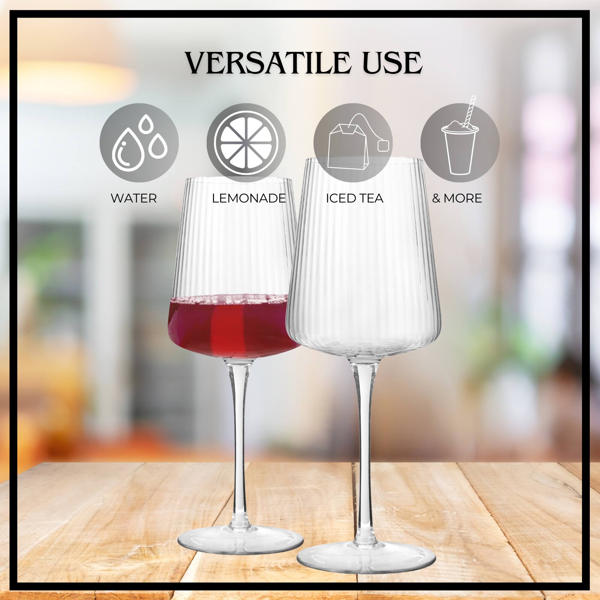 VERSATILE USE  
WATER  
LEMONADE  
ICED TEA  
& MORE