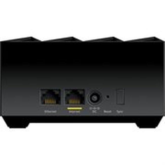 Alt View 7. NETGEAR - MK63-100NAR Nighthawk Home Mesh WiFi 6 System 3 Pack - Refurbished Excellent - Black.