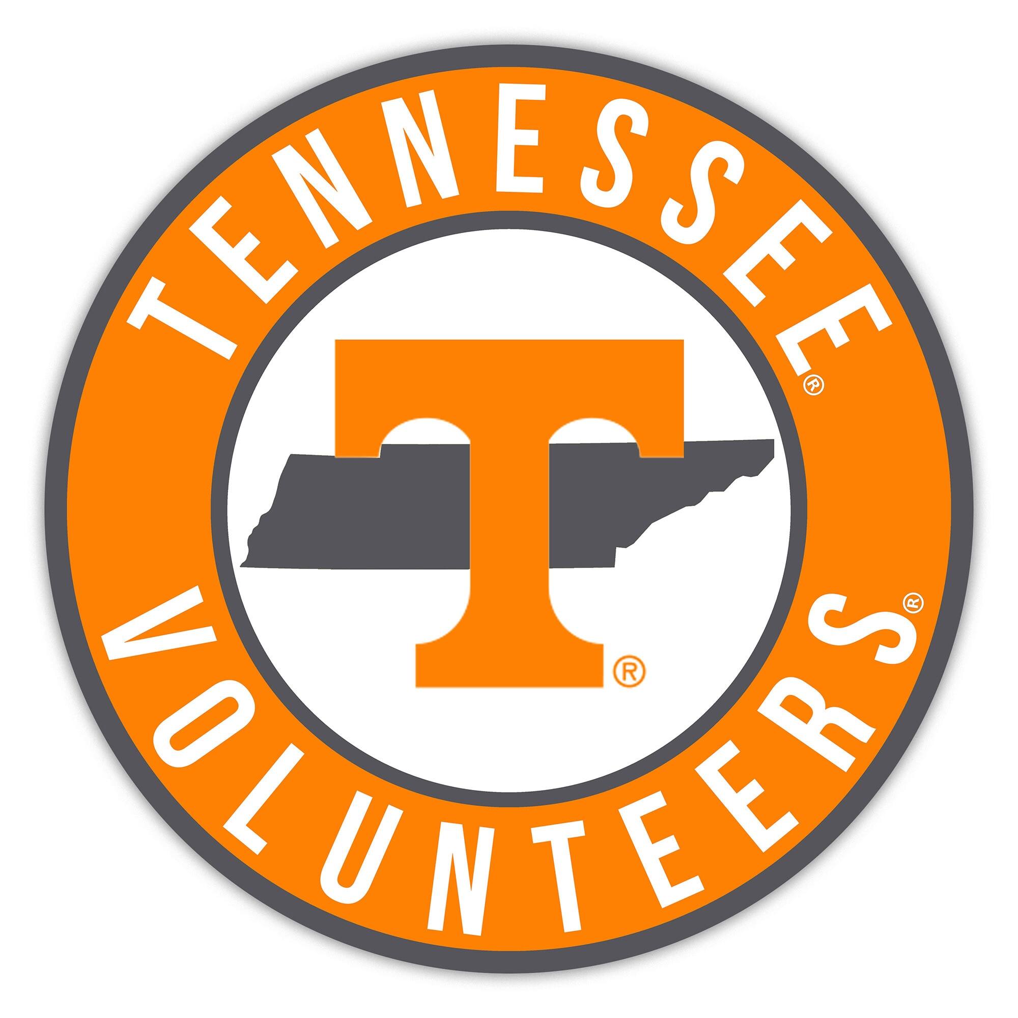 Tennessee Volunteers 15" State Circle Sign