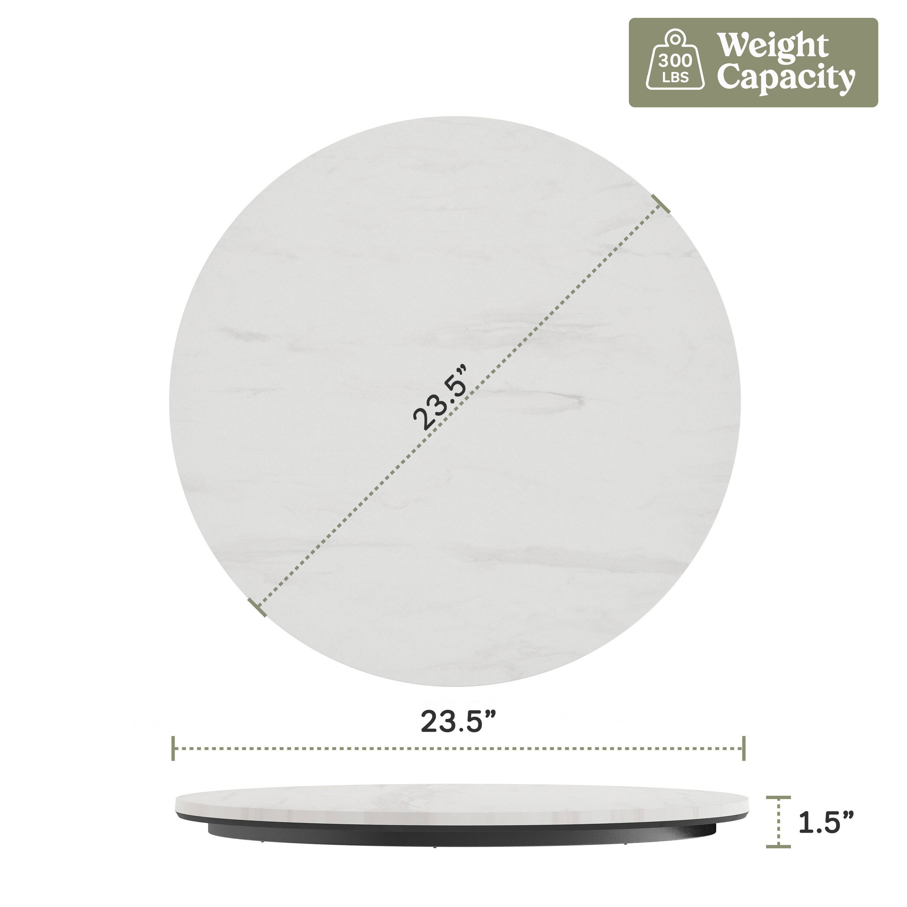 300 Weight LBS Capacity  
23.5"  
23.5"  
1.5"