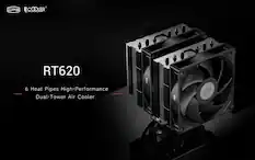 RT620
6 Heat Pipes High-Performance Dual-Tower Air Cooler