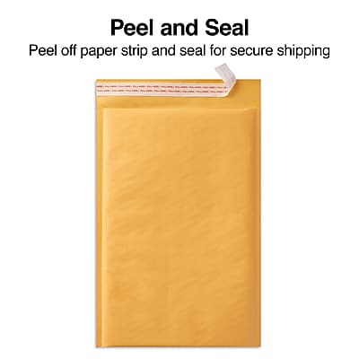 Peel and Seal

Peel off paper strip and seal for secure shipping