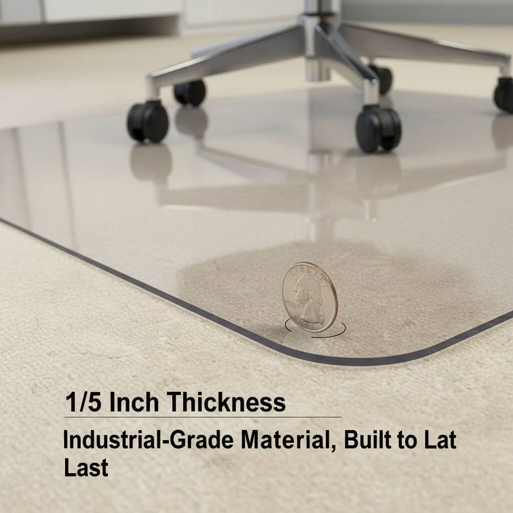 1/5 Inch Thickness  
Industrial-Grade Material, Built to Last