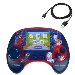 Lexibook - Spider-Man Educational Handheld Bilingual Console with LCD Screen