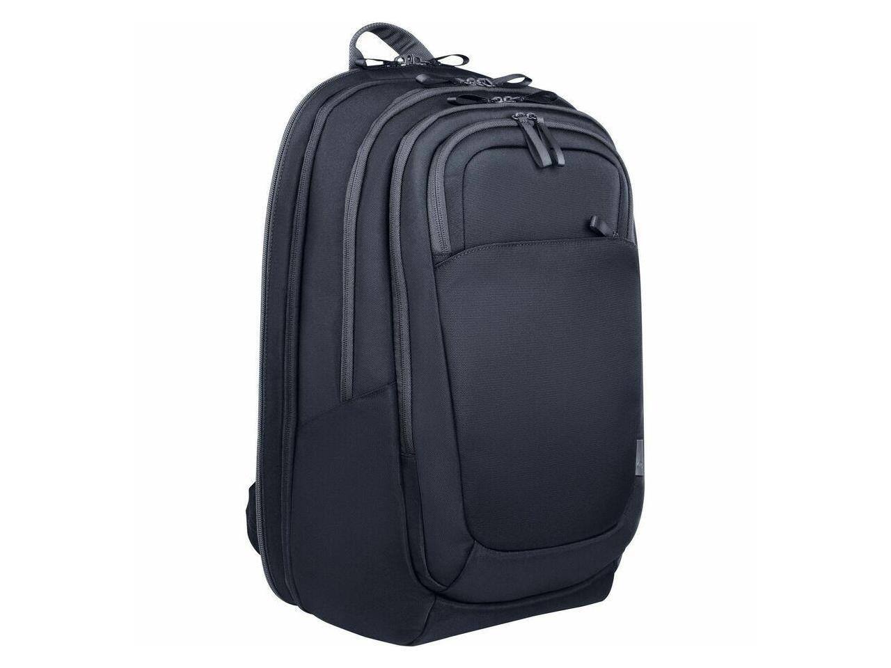 Alt View 1. HP - HP Travel Plus Backpack for 17" Notebook - Graphite Blue, Water & Bump Resistant, RFID Shield, Puncture Resistant Zipper - Graphite Blue.