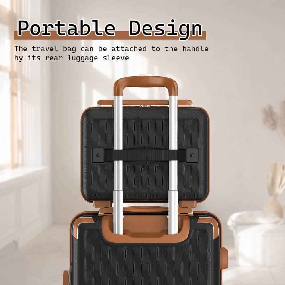 Portable Design  
The travel bag can be attached to the handle by its rear luggage sleeve