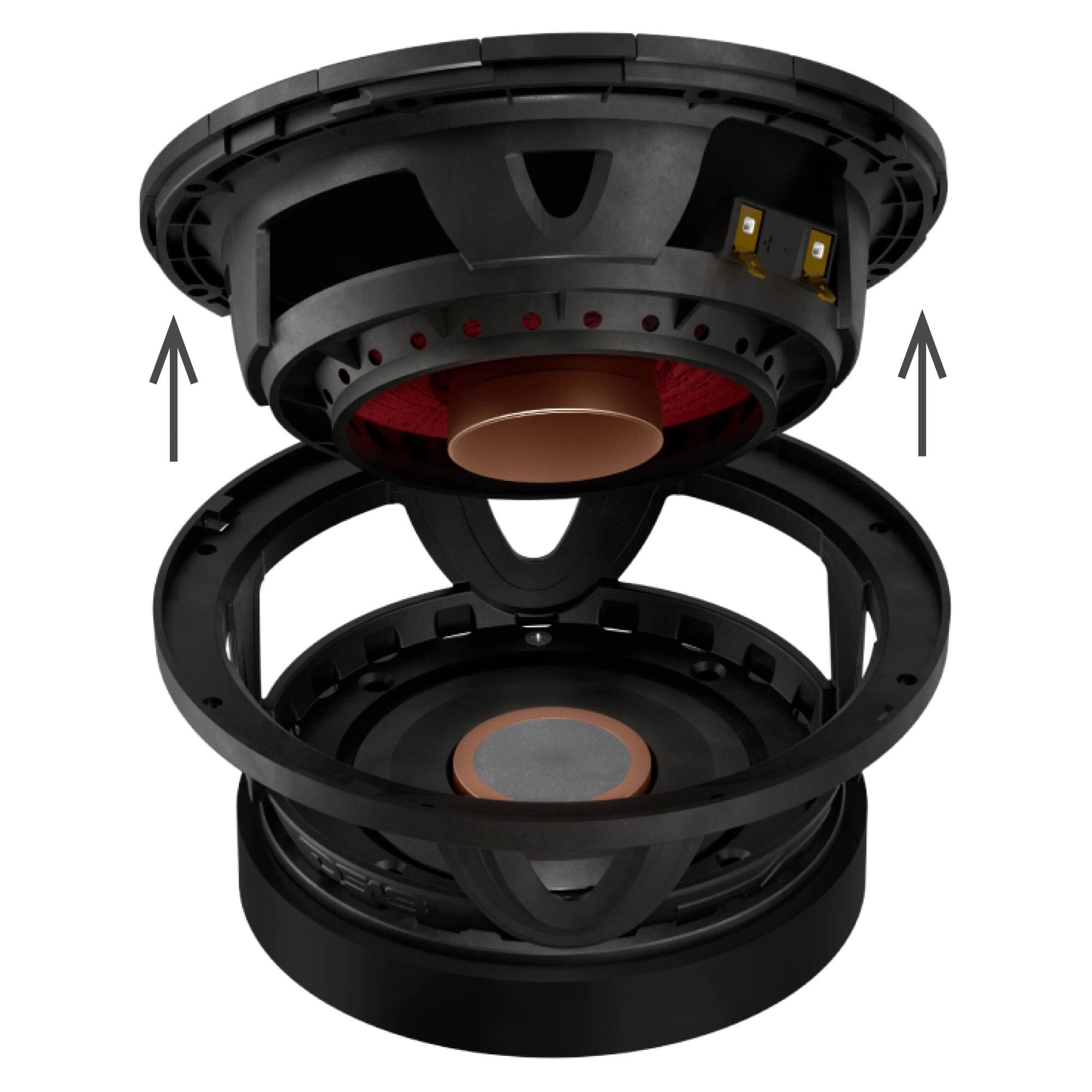 Alt View 3. DS18 Audio - PROJECT360 6.5" Loudspeaker, 300W RMS 8-Ohm.