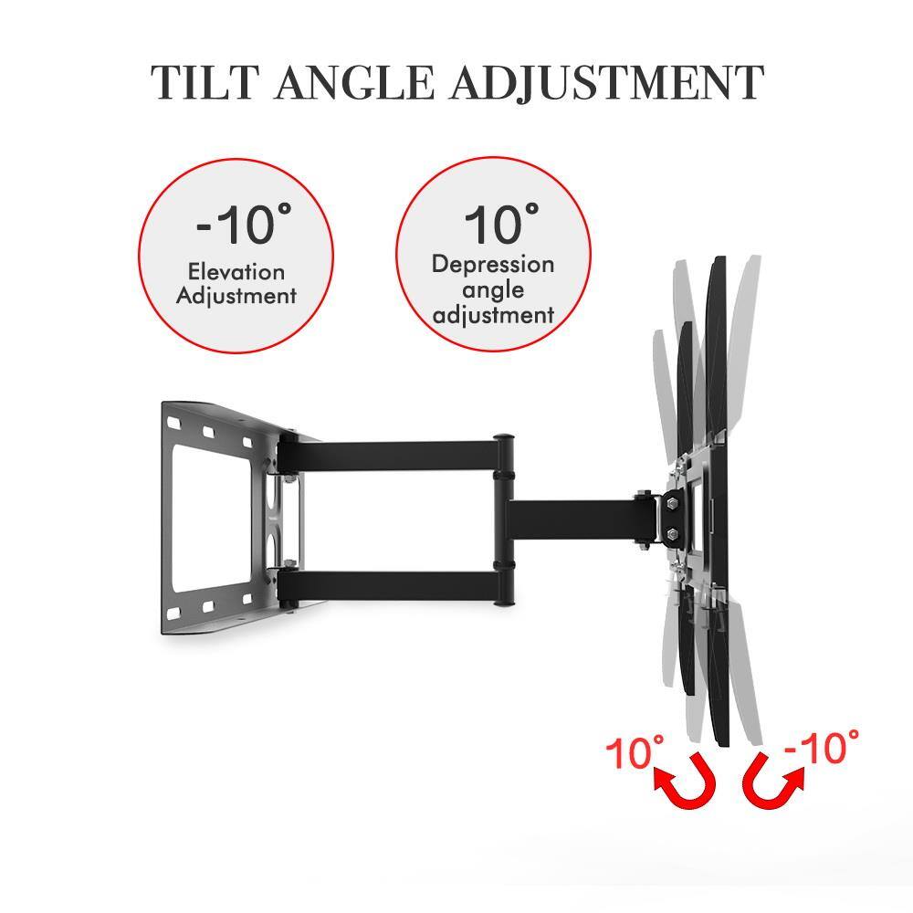 TILT ANGLE ADJUSTMENT

-10° Elevation Adjustment

10° Depression angle adjustment