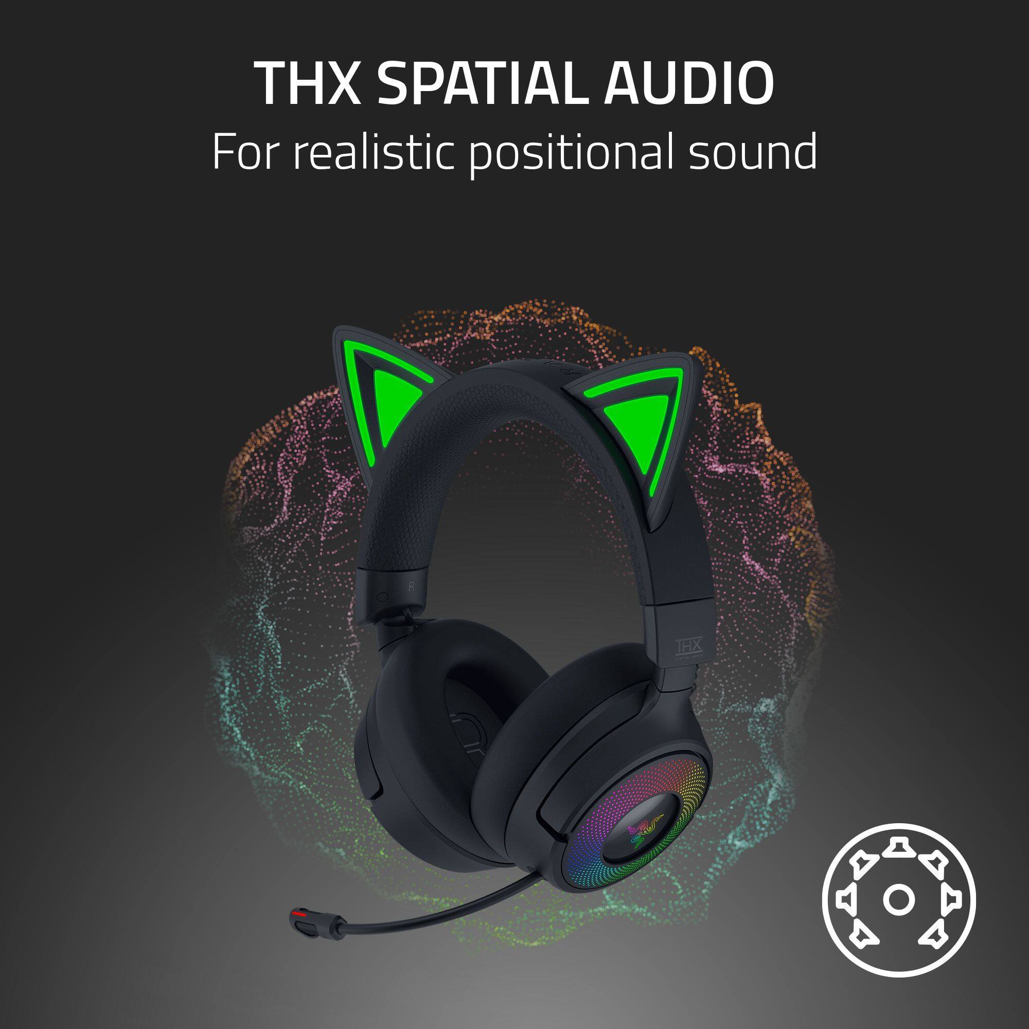 THX SPATIAL AUDIO  
For realistic positional sound