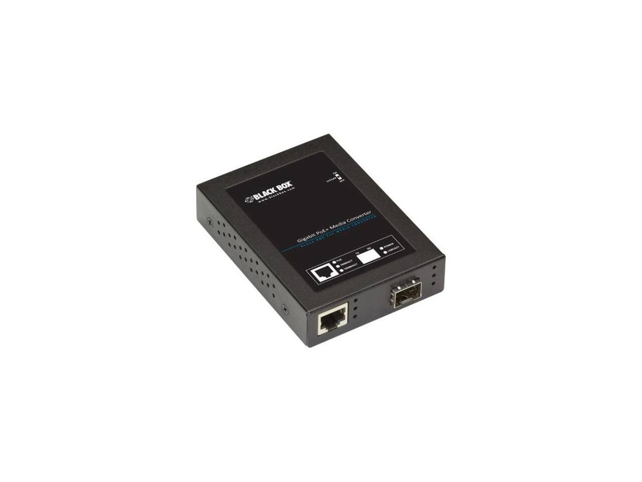 BLACK BOX  
Gigabit PoE+ Media Converter