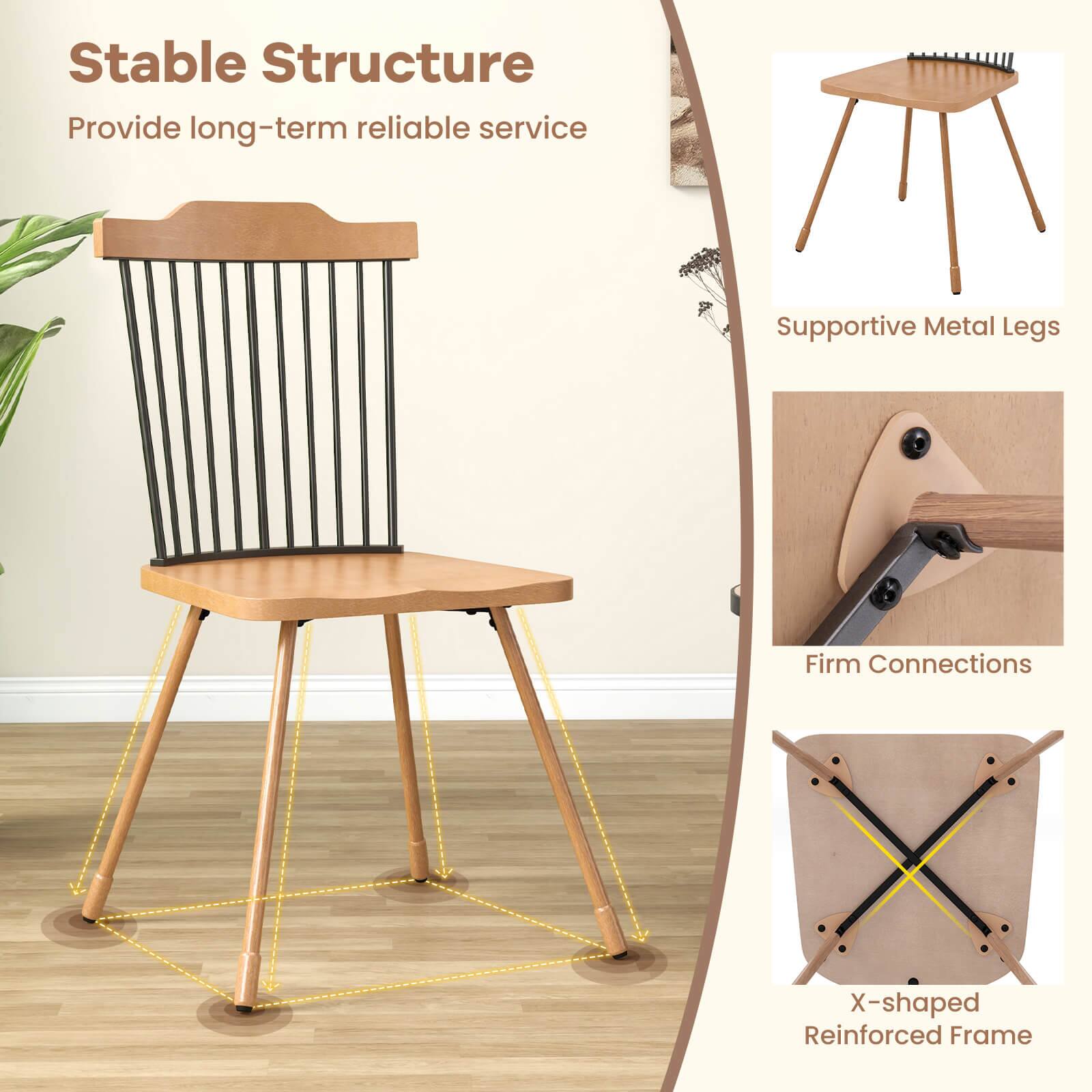 Stable Structure  
Provide long-term reliable service  

Supportive Metal Legs  

Firm Connections  

X-shaped Reinforced Frame