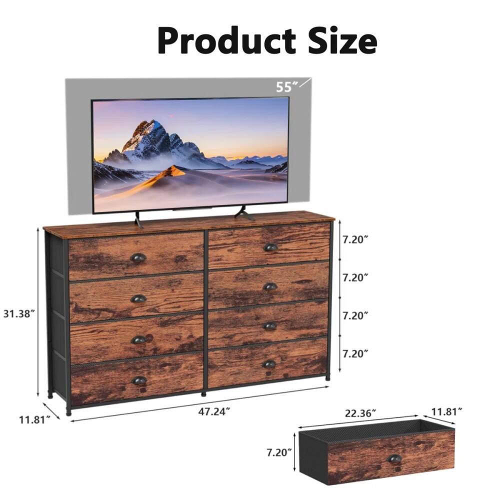 Product Size: 55" x 7.20" x 7.20" x 31.38" x 7.20" x 7.20" x 11.81" x 47.24" x 22.36" x 11.81" x 7.20"