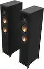 Front. Klipsch - Klipsch Reference Premiere RP-5000F II 2.0 Dual Floorstanding Speakers in Ebony - Black.