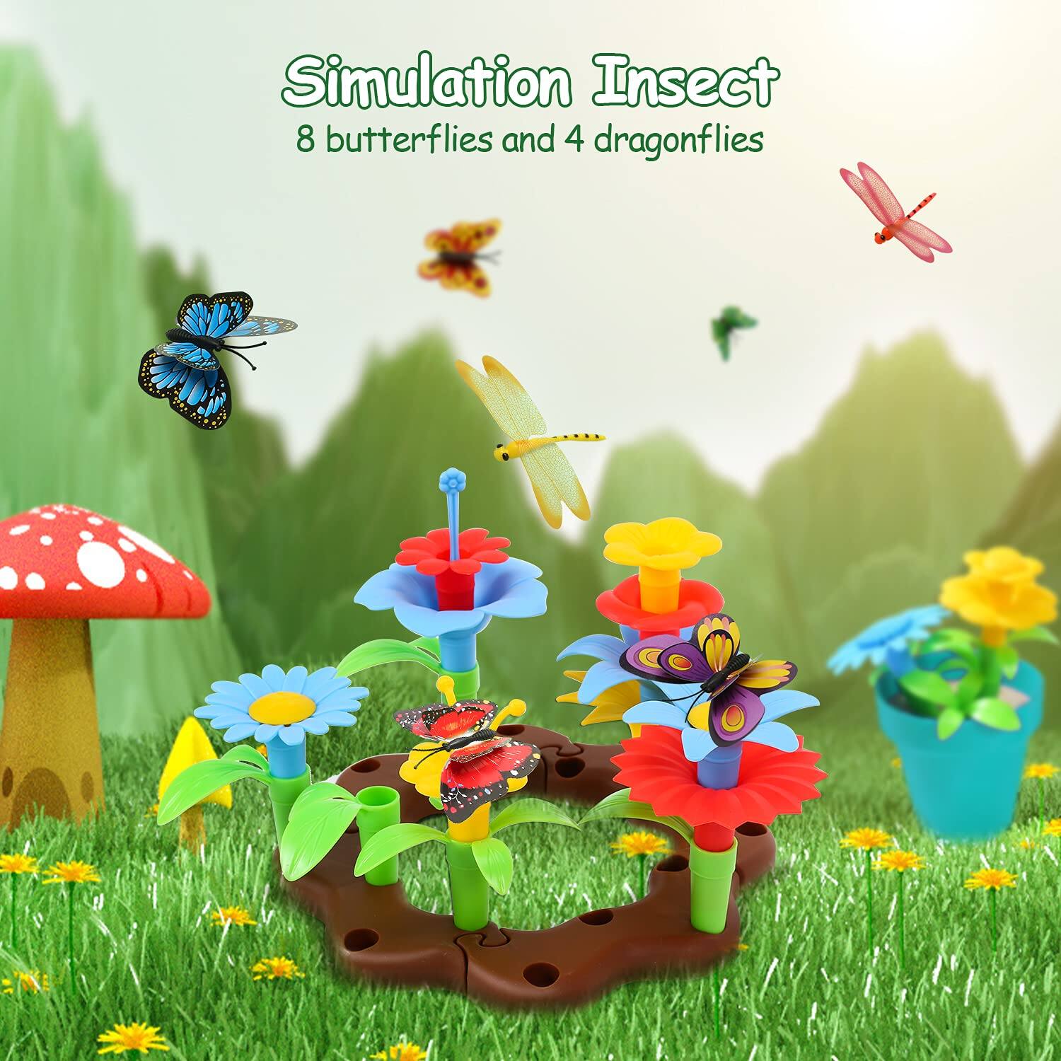 Simulation Insect  
8 butterflies and 4 dragonflies