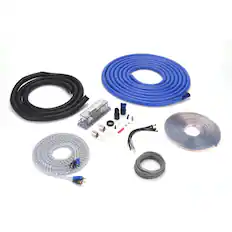 Front. Blaupunkt - Blaupunkt BMK-44 Car Audio 4 AWG Gauge Complete Amplifier Installation Kit Sound System User Friendly Accessories.