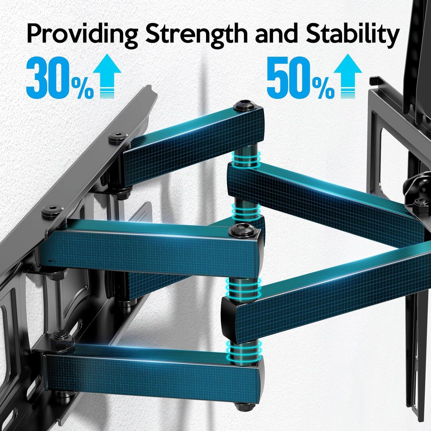 Providing Strength and Stability  
30% ↑  
50% ↑