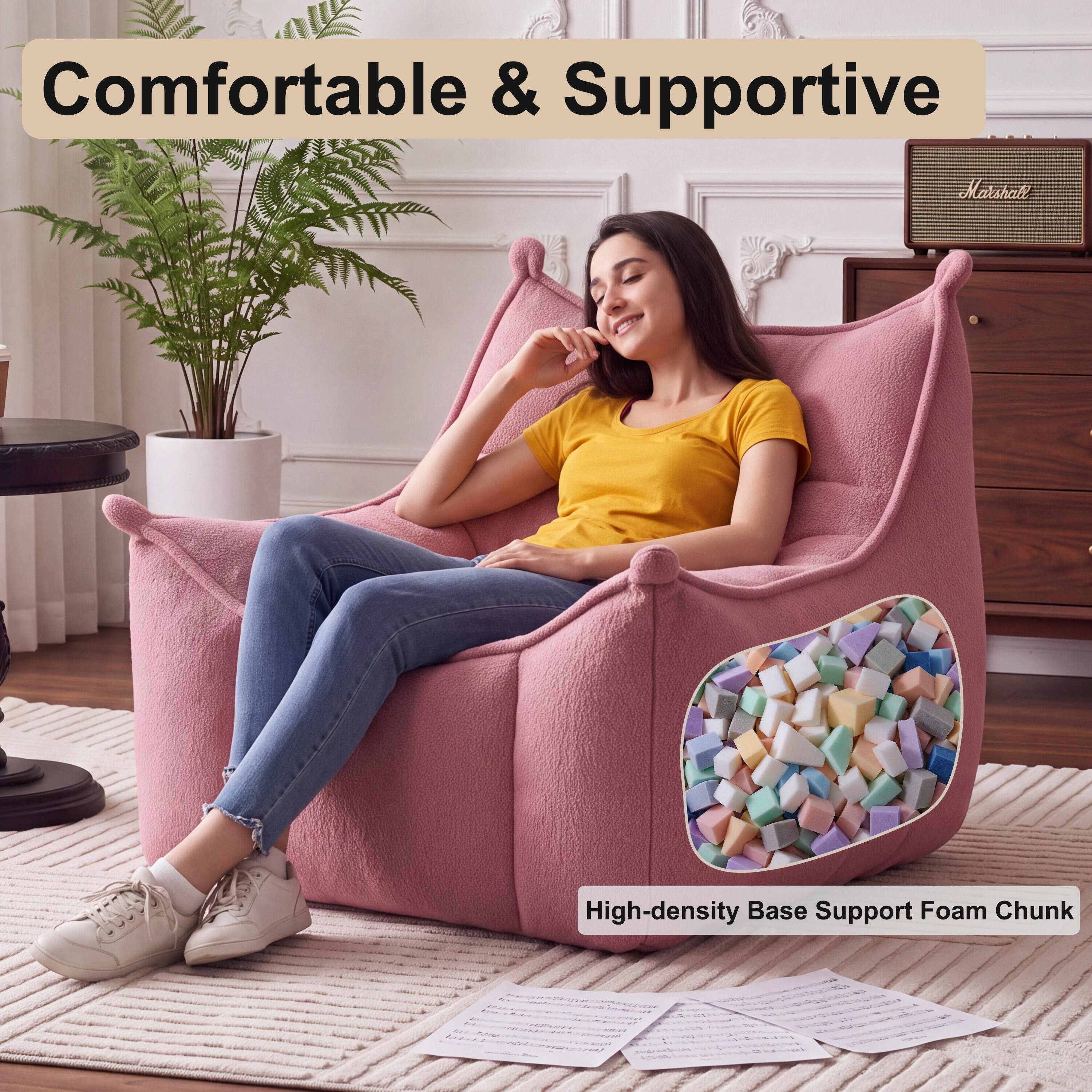 Comfortable & Supportive

Marshall

High-density Base Support Foam Chunk